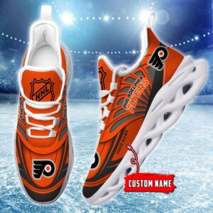 Personalized NHL Philadelphia Flyers Max Soul Shoes For Hockey Fans 3