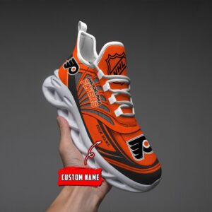 Personalized NHL Philadelphia Flyers Max Soul Shoes For Hockey Fans 4