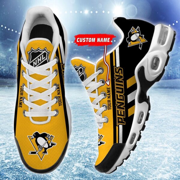 Personalized NHL Pittsburgh Penguins Max Soul Shoes Chunky Sneakers For Hockey Fans