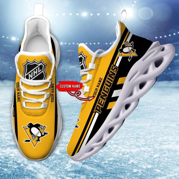 Personalized NHL Pittsburgh Penguins Max Soul Shoes Chunky Sneakers Perfect Gift For Fans