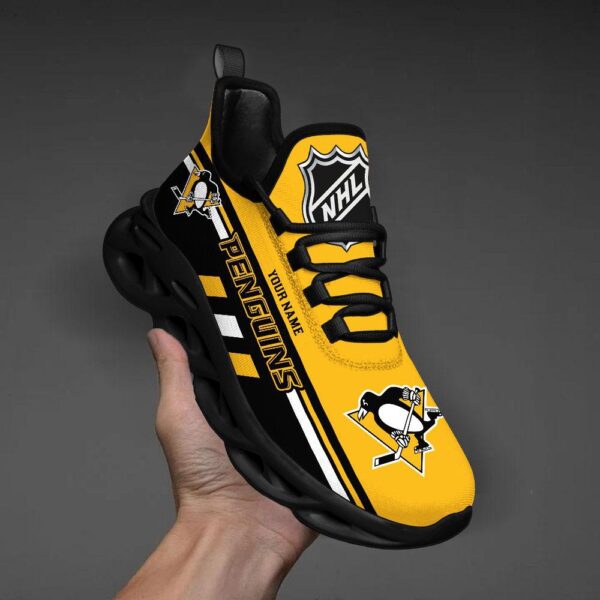 Personalized NHL Pittsburgh Penguins Max Soul Shoes Chunky Sneakers Perfect Gift For Fans