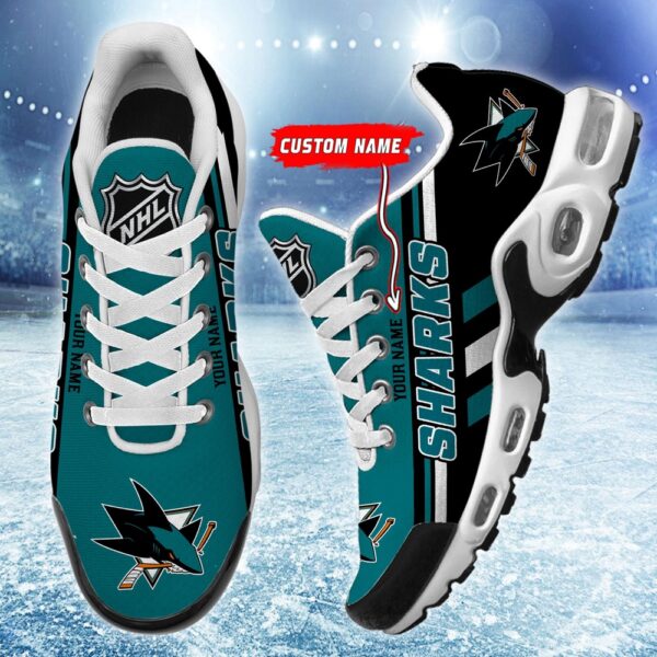 Personalized NHL San Jose Sharks Max Soul Shoes Chunky Sneakers For Hockey Fans