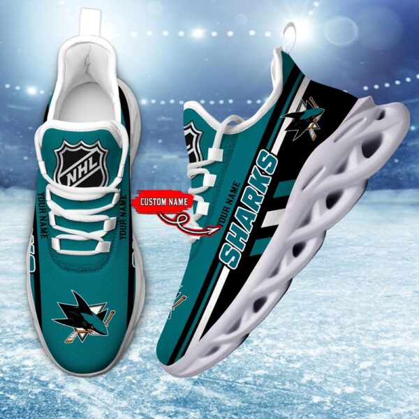 Personalized NHL San Jose Sharks Max Soul Shoes Chunky Sneakers Perfect Gift For Fans