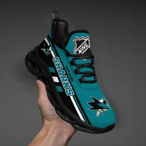 Personalized NHL San Jose Sharks Max Soul Shoes Chunky Sneakers Perfect Gift For Fans 2