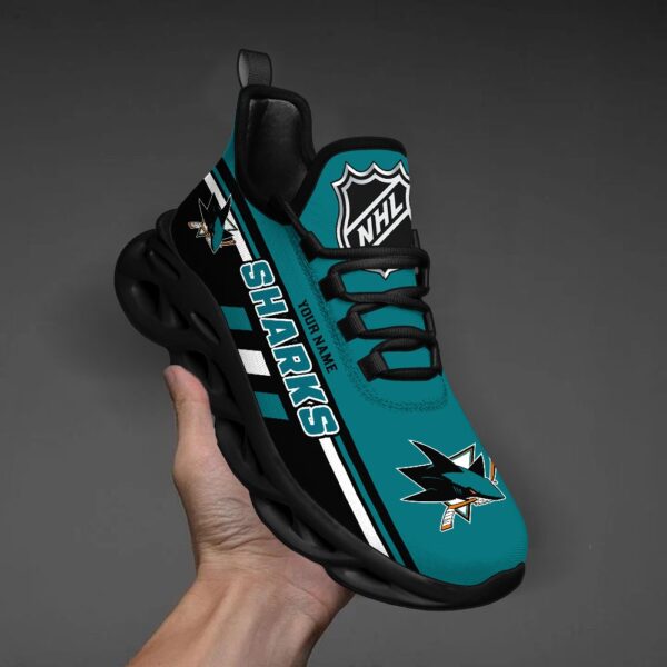 Personalized NHL San Jose Sharks Max Soul Shoes Chunky Sneakers Perfect Gift For Fans