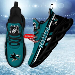 Personalized NHL San Jose Sharks Max Soul Shoes Chunky Sneakers Perfect Gift For Fans 3