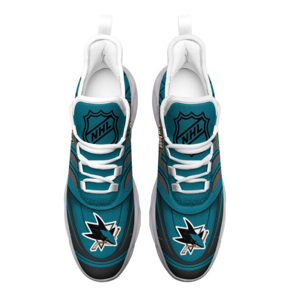 Personalized NHL San Jose Sharks Max Soul Shoes For Hockey Fans