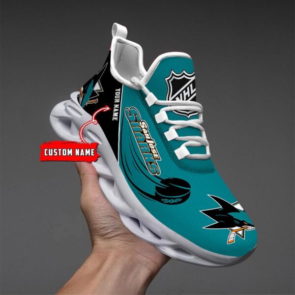 Personalized NHL San Jose Sharks Max Soul Shoes Sneakers