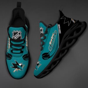 Personalized NHL San Jose Sharks Max Soul Shoes Sneakers 3