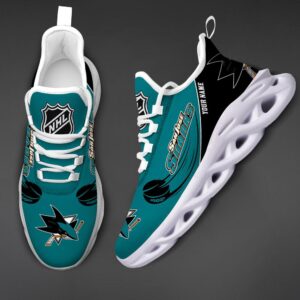 Personalized NHL San Jose Sharks Max Soul Shoes Sneakers 4