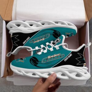 Personalized NHL San Jose Sharks Max Soul Shoes Sneakers 5