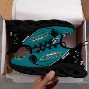 Personalized NHL San Jose Sharks Max Soul Shoes Sneakers 6