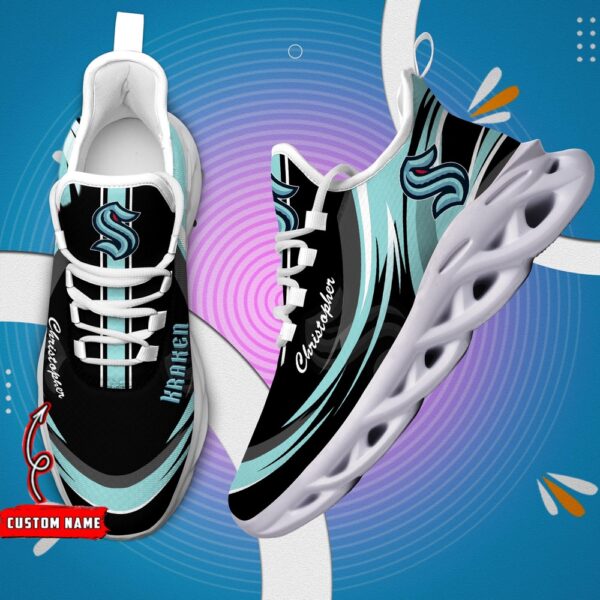 Personalized NHL Seattle Kraken Max Soul Shoes Chunky Sneakers For Fans