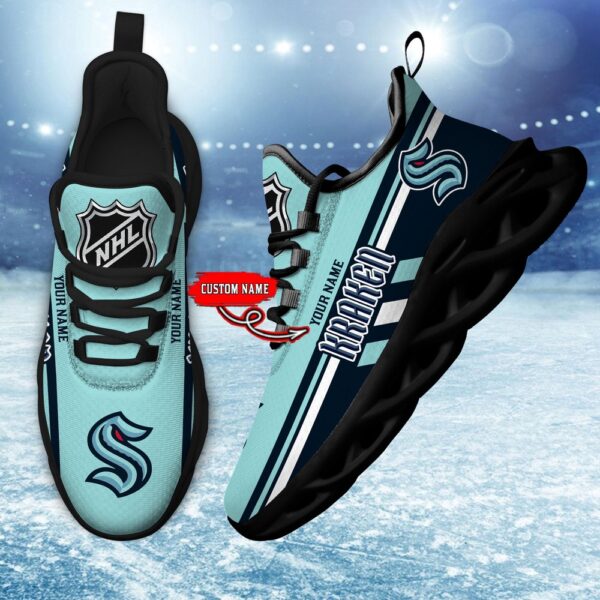 Personalized NHL Seattle Kraken Max Soul Shoes Chunky Sneakers Perfect Gift For Fans