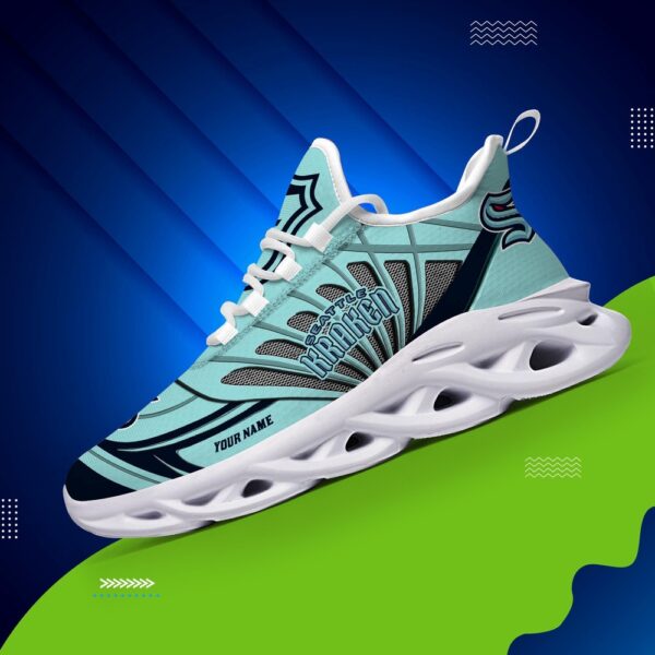 Personalized NHL Seattle Kraken Max Soul Shoes For Hockey Fans