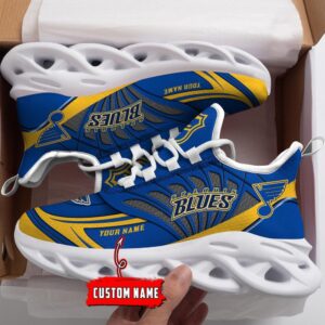 Personalized NHL St Louis Blues Max Soul Shoes For Hockey Fans 1