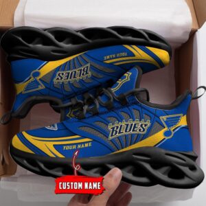 Personalized NHL St Louis Blues Max Soul Shoes For Hockey Fans 2