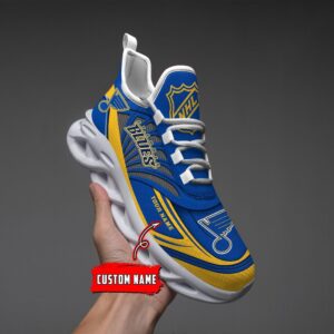 Personalized NHL St Louis Blues Max Soul Shoes For Hockey Fans 3