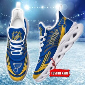 Personalized NHL St Louis Blues Max Soul Shoes For Hockey Fans 4