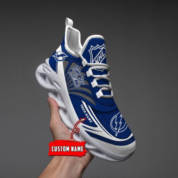 Personalized NHL Tampa Bay Lightning Max Soul Shoes For Hockey Fans