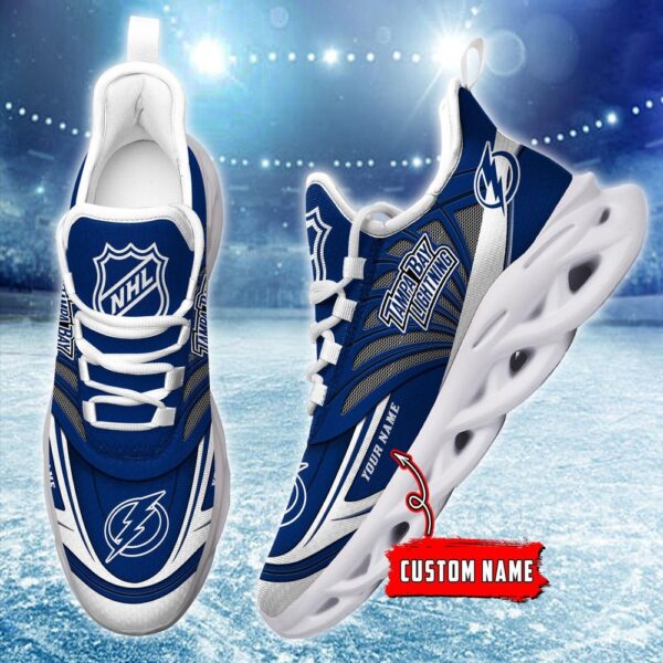 Personalized NHL Tampa Bay Lightning Max Soul Shoes For Hockey Fans