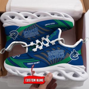 Personalized NHL Vancouver Canucks Max Soul Shoes For Hockey Fans 1