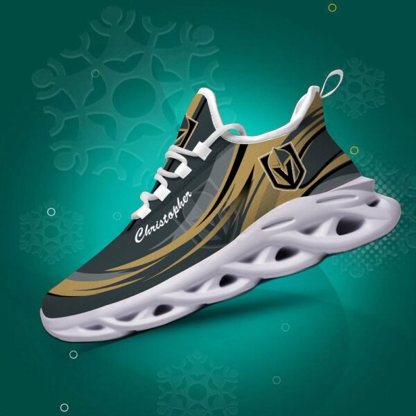 Personalized NHL Vegas Golden Knights Max Soul Shoes Chunky Sneakers For Fans