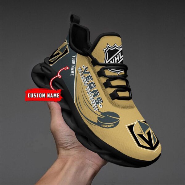 Personalized NHL Vegas Golden Knights Max Soul Shoes Sneakers