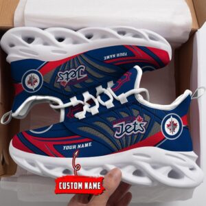 Personalized NHL Winnipeg Jets Max Soul Shoes For Hockey Fans 1