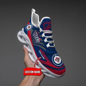 Personalized NHL Winnipeg Jets Max Soul Shoes For Hockey Fans 3