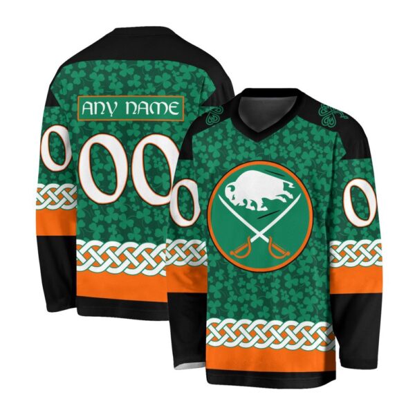 NHL Buffalo Sabres Special St.Patrick’s Day Design Jersey Shirt
