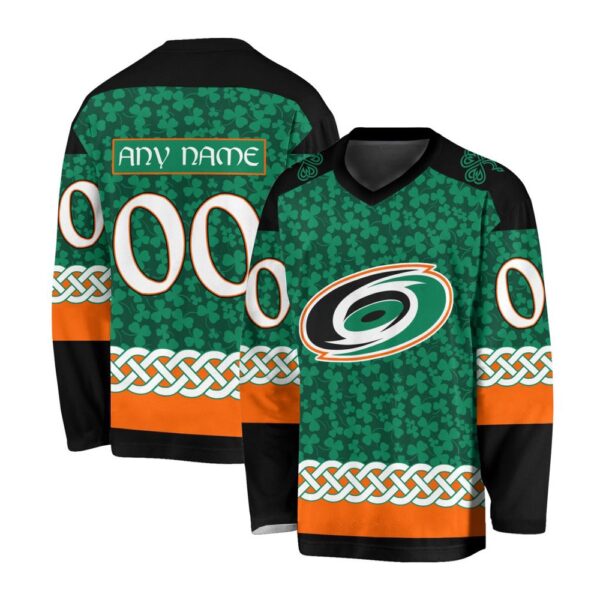 NHL Carolina Hurricanes Special St.Patrick’s Day Design Jersey Shirt