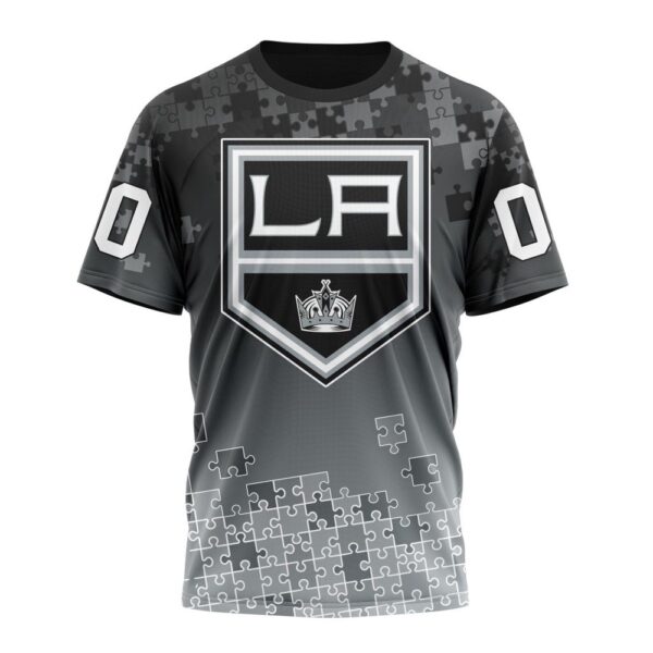 NHL Los Angeles Kings Special Autism Awareness Design All Over Print T Shirt