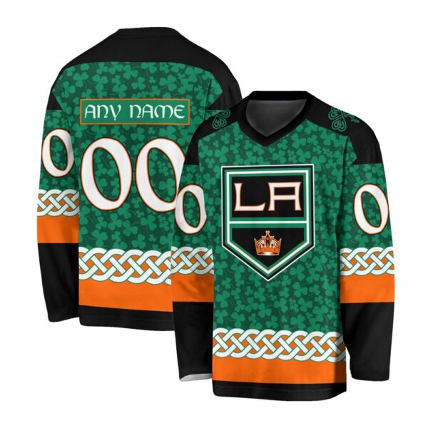 NHL Los Angeles Kings Special St.Patrick’s Day Design Jersey Shirt