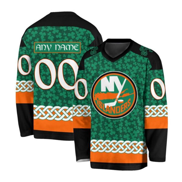NHL New York Islanders Special St.Patrick’s Day Design Jersey Shirt