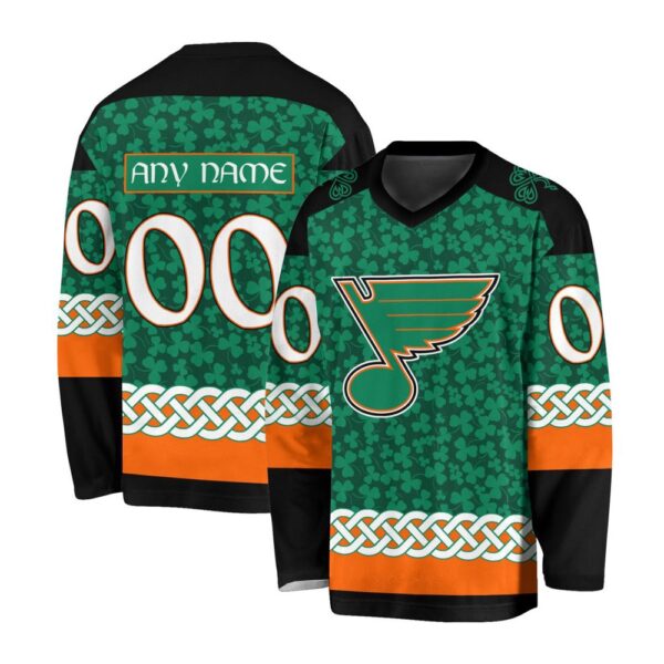 NHL St. Louis Blues Special St.Patrick’s Day Design Jersey Shirt