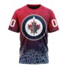 NHL Winnipeg Jets Special Autism Awareness Design All Over Print T Shirt