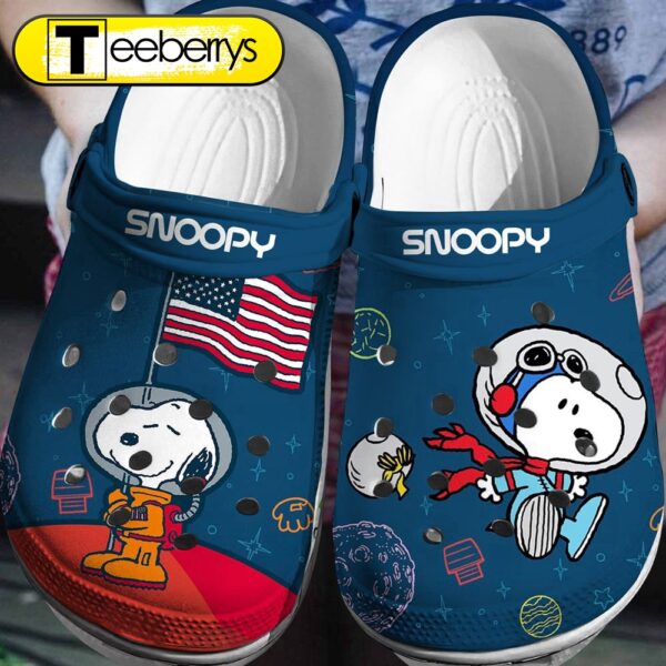 Footwearmerch Cartoon Snoopy Dog Crocs 3D Clog Shoes