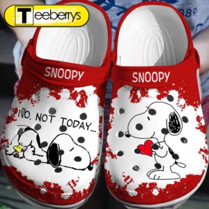 Footwearmerch Crocsband Snoopy Crocs 3D Clog Shoes