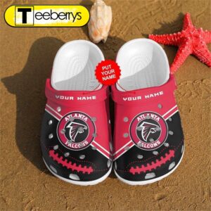 Footwearmerch Custom Name Atlanta Falcons Nfl Teams Gift For Fans Rubber  Croc