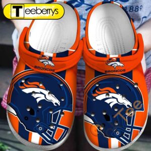 Footwearmerch Denver Broncos Nfl Football Helmet Teams Gift For Fan Rubber