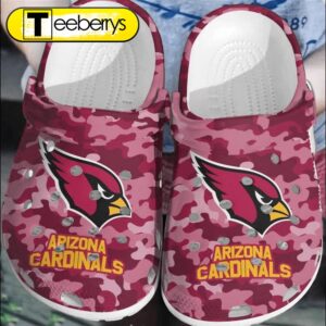 Footwearmerch NFL Arizona Cardinals  Football   Comfortable Shoes Clogs For Men Women