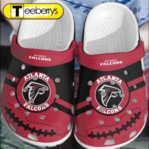 Footwearmerch NFL Atlanta Falcons Football  Clogs  Shoes Comfortable For Men Women