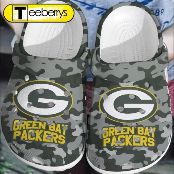 Footwearmerch NFL Green Bay Packers Football Clogs  Shoes Comfortable  For Men Women