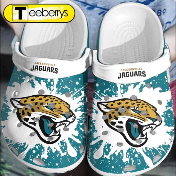 Footwearmerch NFL Jacksonville Jaguars Football Clogs Shoes  Comfortable  For Men Women