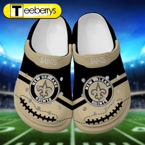 Footwearmerch NFL New Orleans SaintsComfortable Shoes Clogs  For Men Women