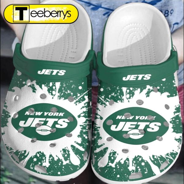 Footwearmerch NFL New York Jets Football  Shoes Comfortable  Clogs For Men Women