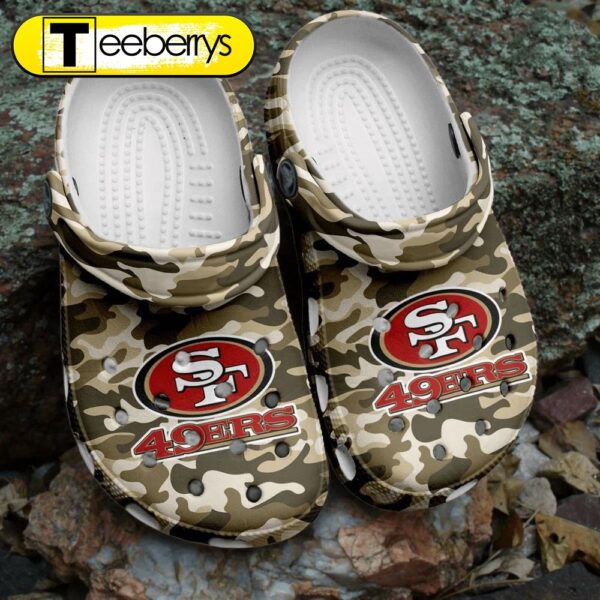 Footwearmerch NFL San Francisco 49ers  Shoes Comfortable Clogs For Men Women