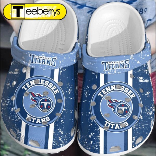 Footwearmerch NFL Tennessee Titans Shoes Clogs  Comfortable For Men Women