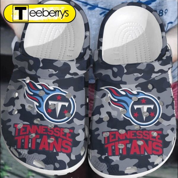 Footwearmerch NFL Tennessee Titans Shoes Comfortable Clogs  For Men Women